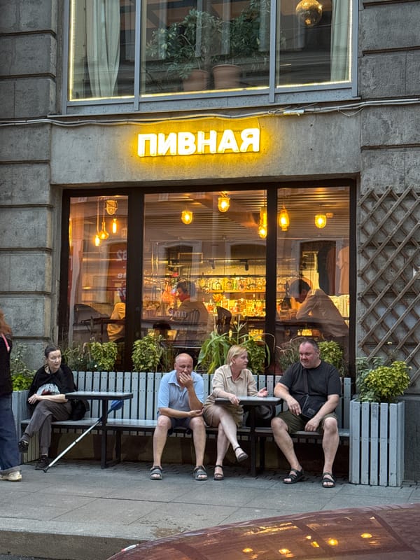 Evening stroll through Saint Petersburg's historic canal district