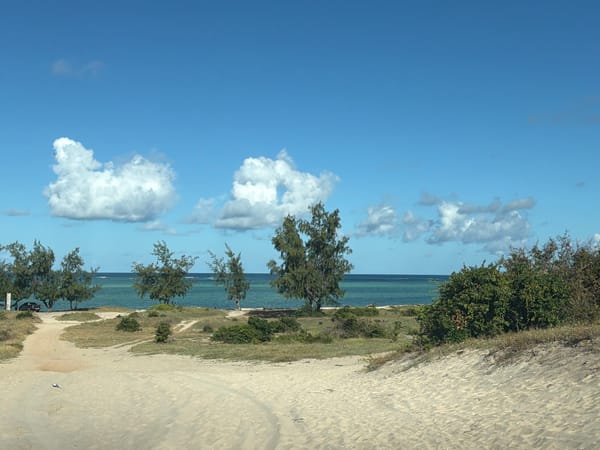 Coastal scenery documented along Pemba, Mozambique beachfront