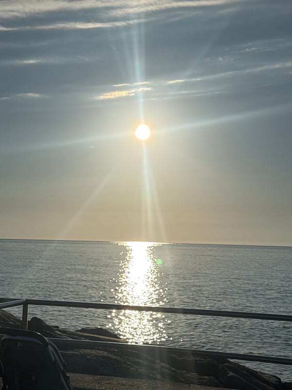 Sunny afternoon along Batumi's Black Sea promenade