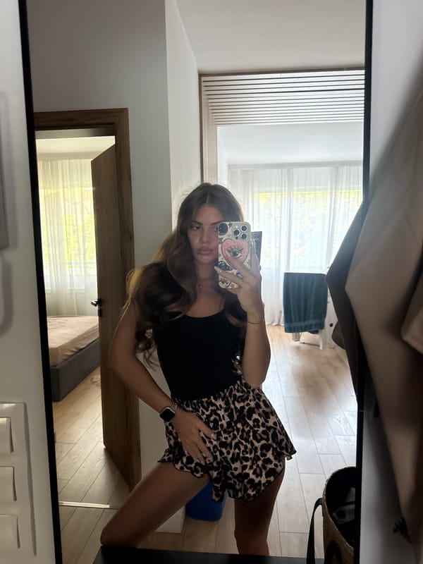 Selfie session across a Plovdiv apartment, indoors and out