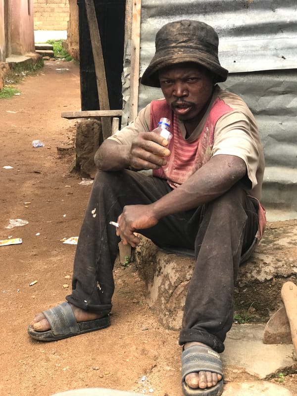 Morning scenes from Nigerian neighborhoods and local businesses