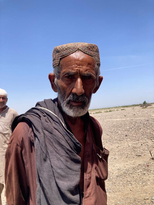 Traditional community gathering documented in Hussenāni, Pakistan