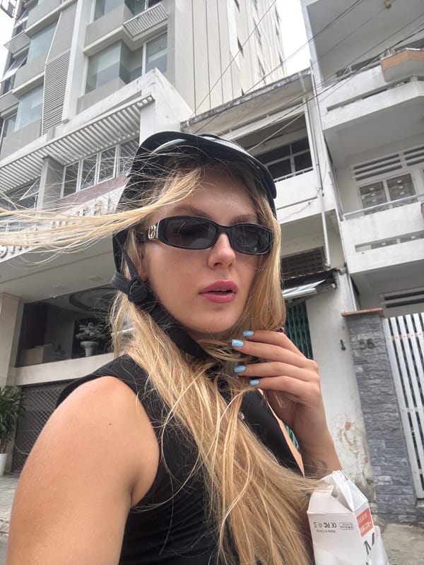 Morning moments in Nha Trang — motorbike ride and a gated entrance