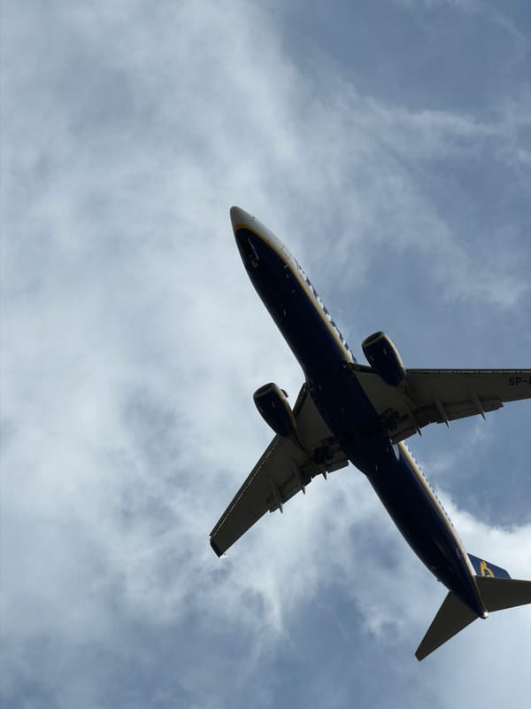 Burgas afternoon: plane spotting and domestic scenes