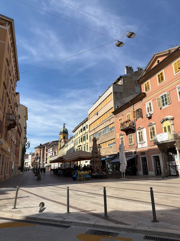 Street scenes documented in Rijeka, Croatia
