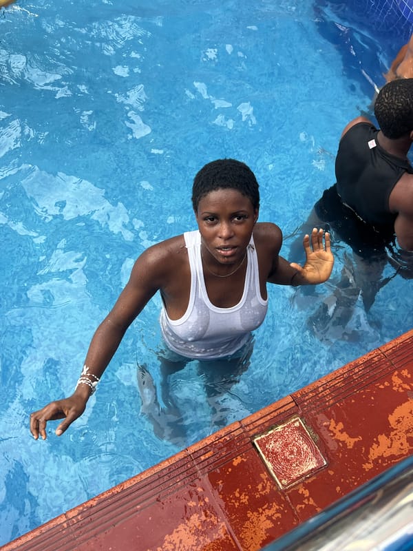 Pool party documented by witnesses in Obosi, Nigeria