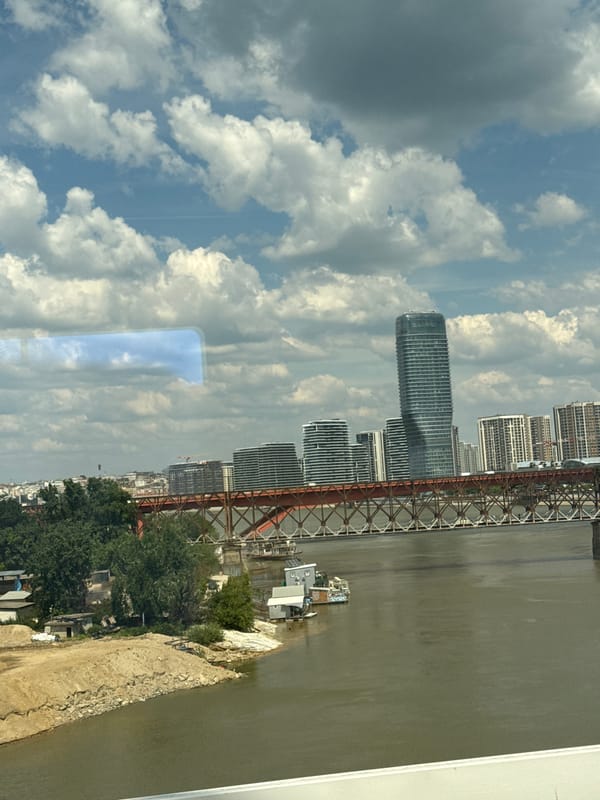 Belgrade cityscape documented from aerial and interior perspectives
