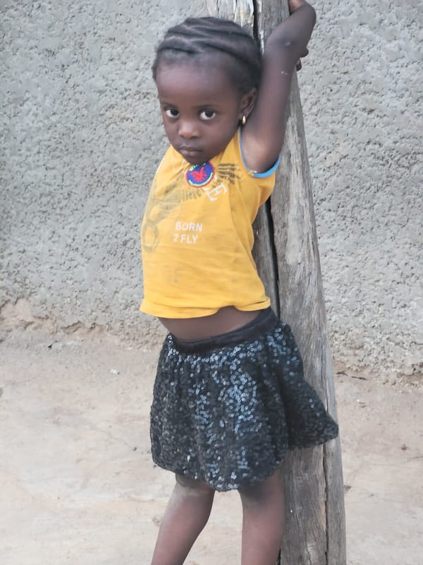 Daily life scenes captured in Nigerian village community