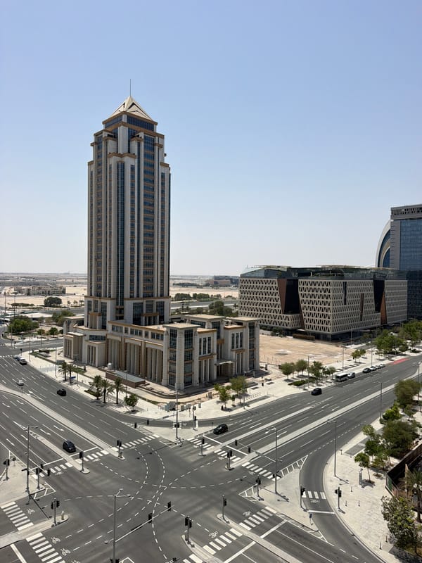 Modern Lusail cityscape documented in 15-minute photographic survey