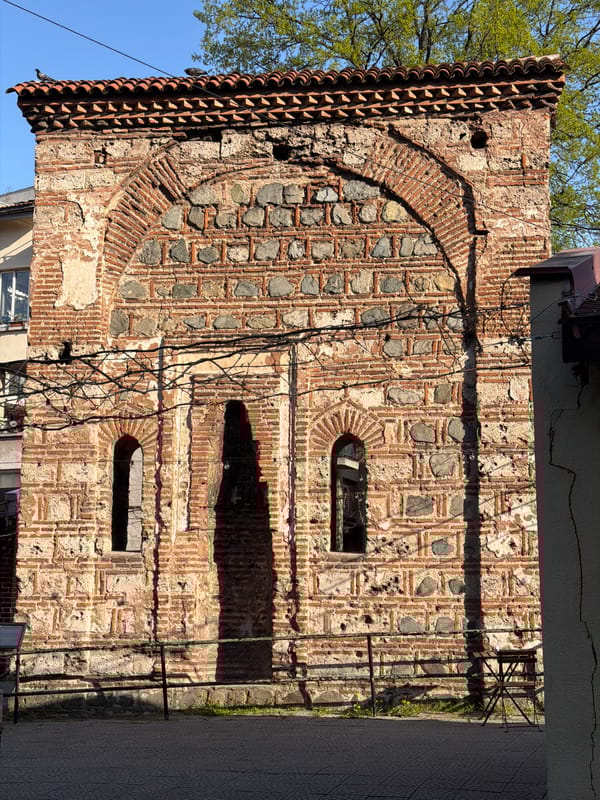 Historic Church of St. George Rotunda photographed in Sofia