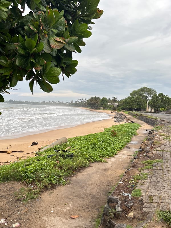 Coastal moments captured along Matara beach and Paravi Duwa Temple