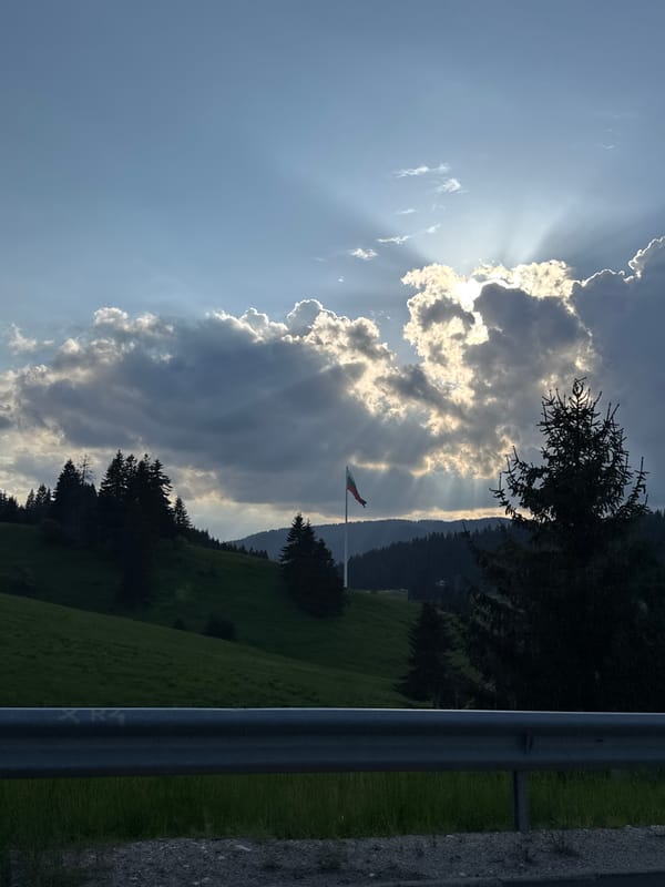 Mountain landscapes and roadside scenes documented in Smolyan, Bulgaria