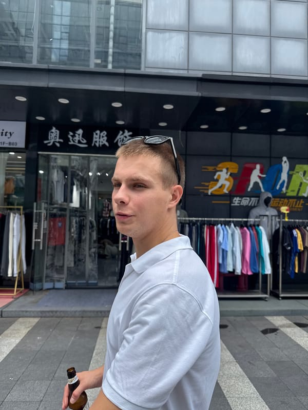 Morning street scenes across two Guangzhou districts, soccer ball included
