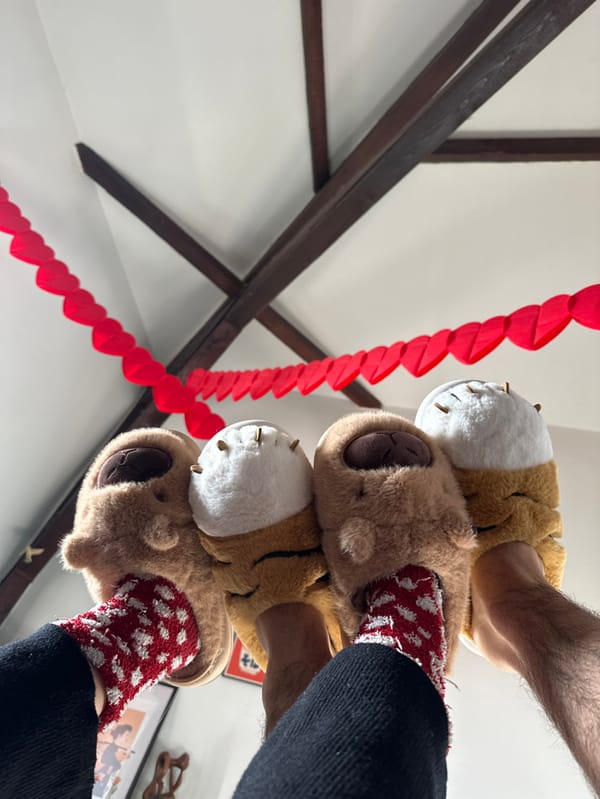 Couple's Valentine's Day celebrated in Carnin home with gifts, food