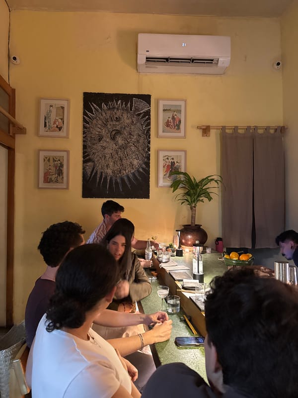 Late-night dining scene documented across Oaxaca City restaurants