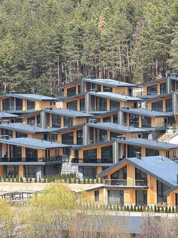 Visitor documents indoor pool complex in Velingrad, Bulgaria