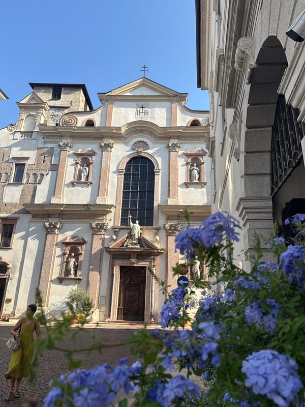Morning stroll through Trento's historic centro storico