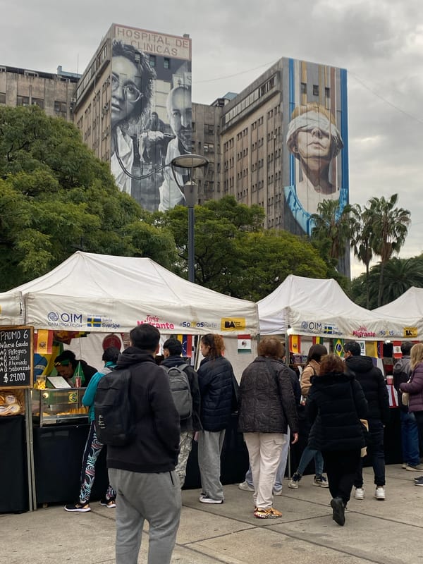 Migrant Fair draws crowds to Buenos Aires square
