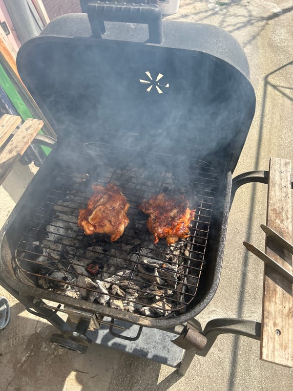 Morning barbecue session documented in Krumovo, Bulgaria