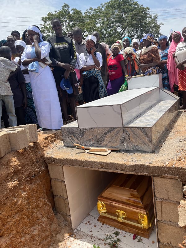 Funeral service held in Dogon Dinia, Nigeria