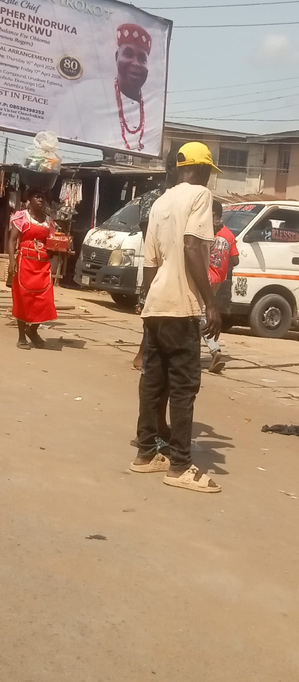 Daily life unfolds on Onitsha streets amid funeral preparations