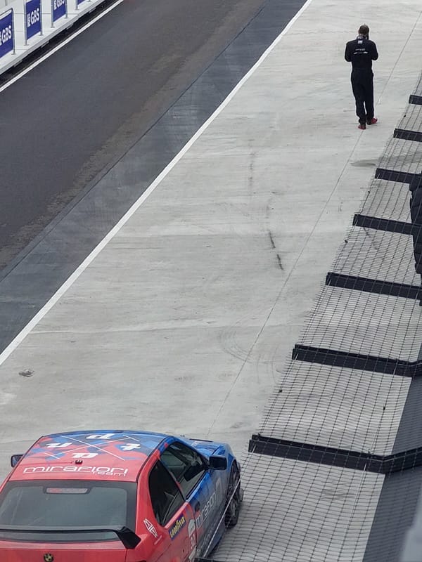 Racing activity documented at unidentified motor park facility