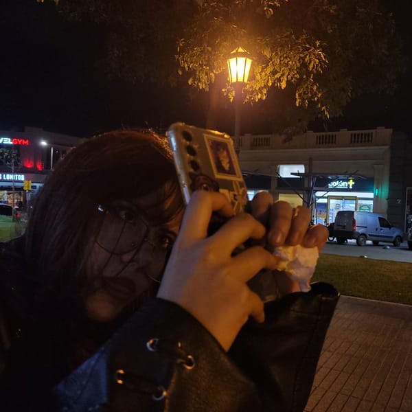 Late-night smartphone photography session captured in Catamarca, Argentina