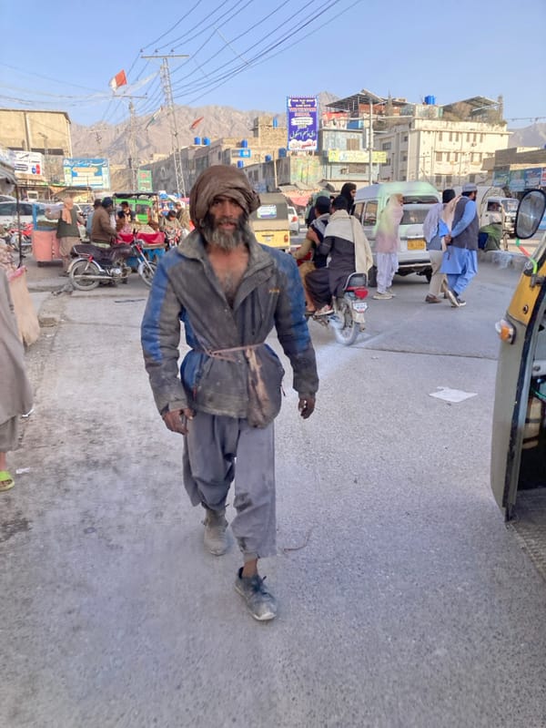 Daily life captured on Quetta street scenes