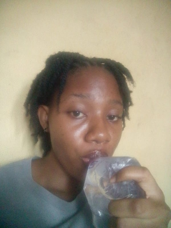 Woman photographed in casual moments in Lagos, Nigeria