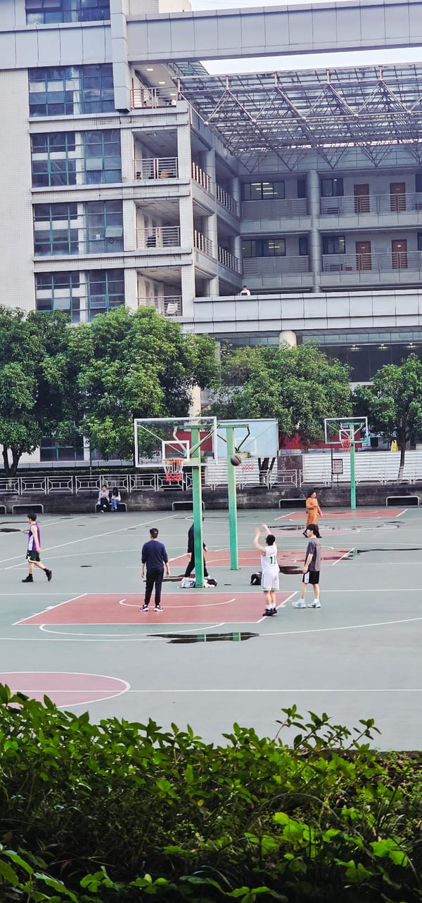 Morning recreational activities spotted in Yuzhong District, China