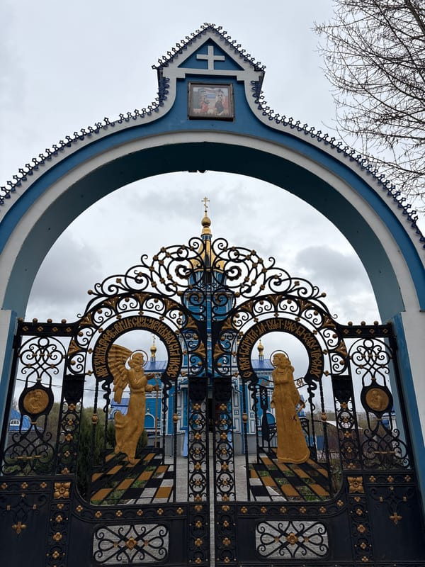 Orthodox Church Complex Documented in Ulyanovsk Under Overcast Skies