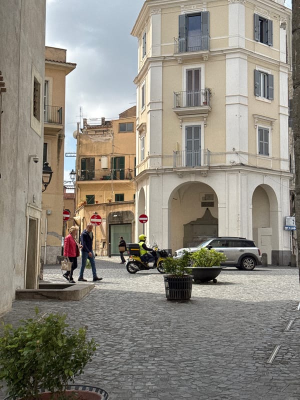 Ordinary Tuesday morning moments documented in Ariccia, Italy