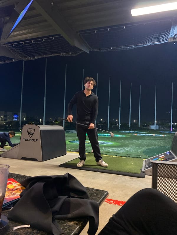 Late-night Topgolf outing in Miami captured in social photos