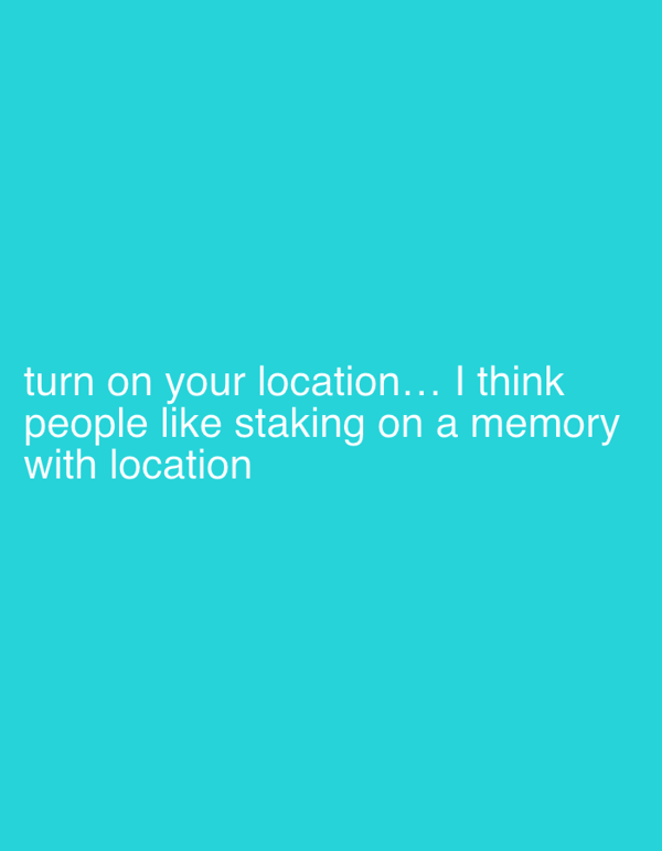 Digital message promotes location-enabled memory sharing in Nigeria