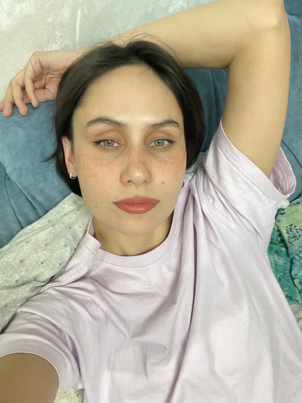 Woman observed resting in Izhevsk, Russia