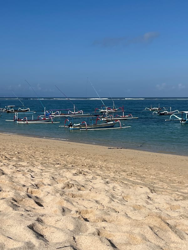 Early morning at Geger Beach, Kuta Selatan, Bali
