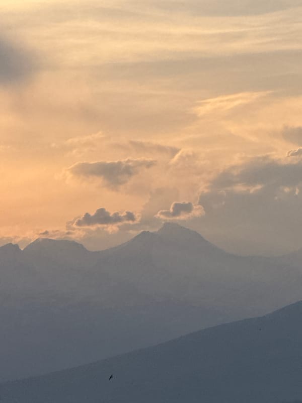 Dramatic sunset documented across Abovyan, Armenia in seven-minute span