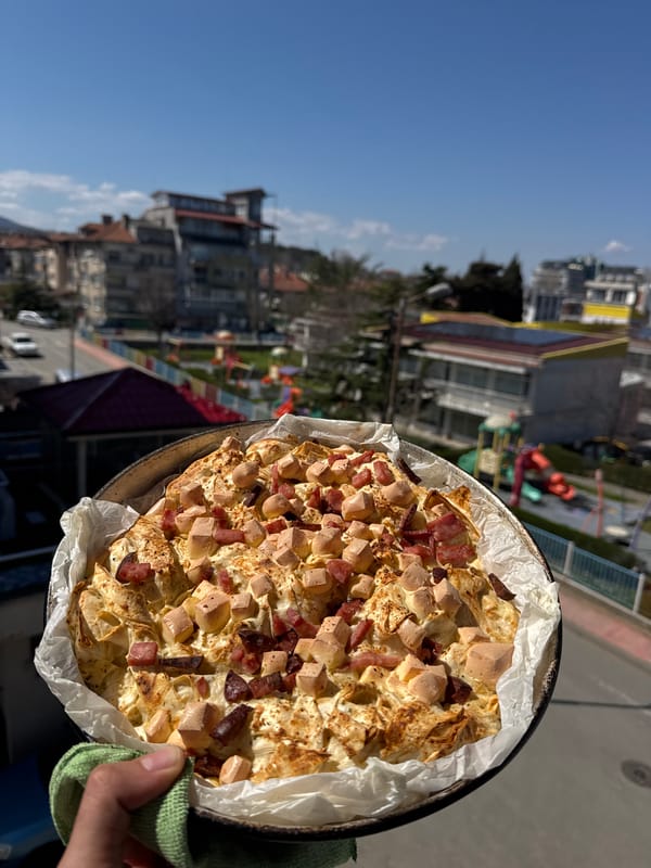 Home cooking documented in Tsarevo, Bulgaria morning session
