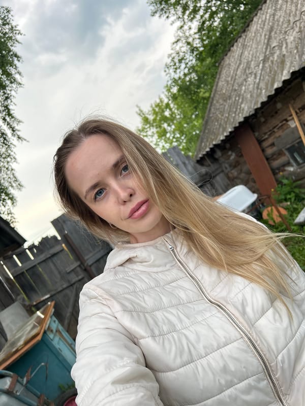 Rural afternoon with puppy photos and backyard barbecue in Russia