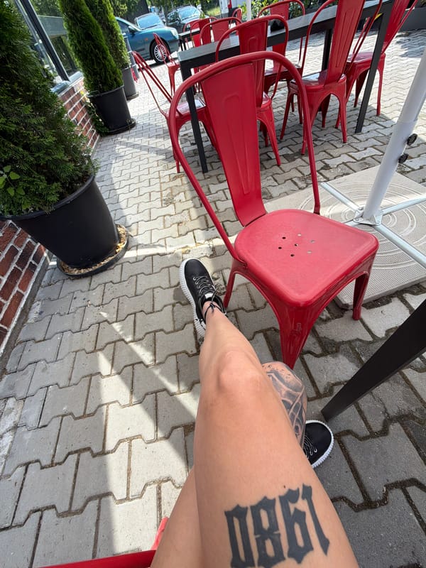 Morning cafe visit with e-cigarette in Plovdiv, Bulgaria