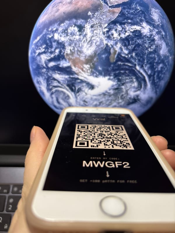 Person shares promotional QR code for digital rewards in Russia