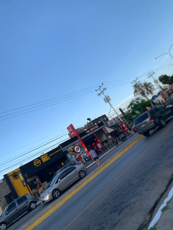 Evening street life documented in Pampatar, Venezuela