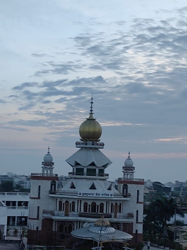 Gurdwara and cell tower dot the Baldhi landscape