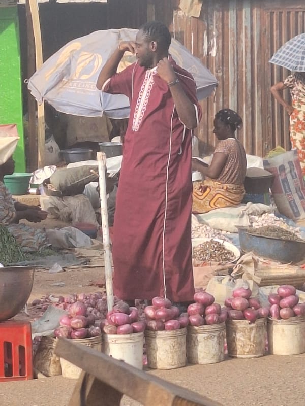 Busy market day captured in Kakuri Gwari, Nigeria