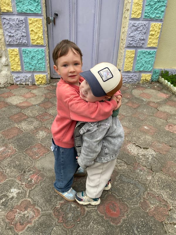 Children share candy, embrace during afternoon playtime in Sochi