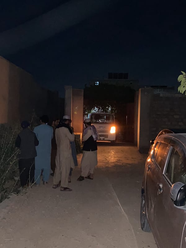 Nighttime gathering observed in Kandahar streets