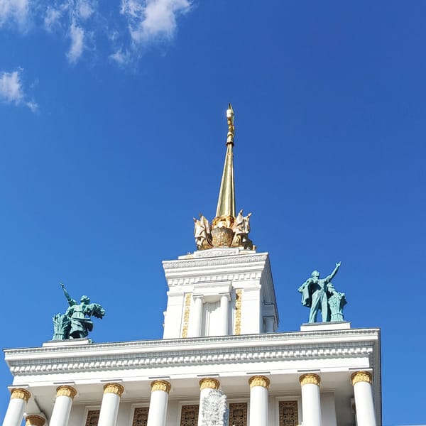 Afternoon stroll through VDNKh, Moscow's grand exhibition park