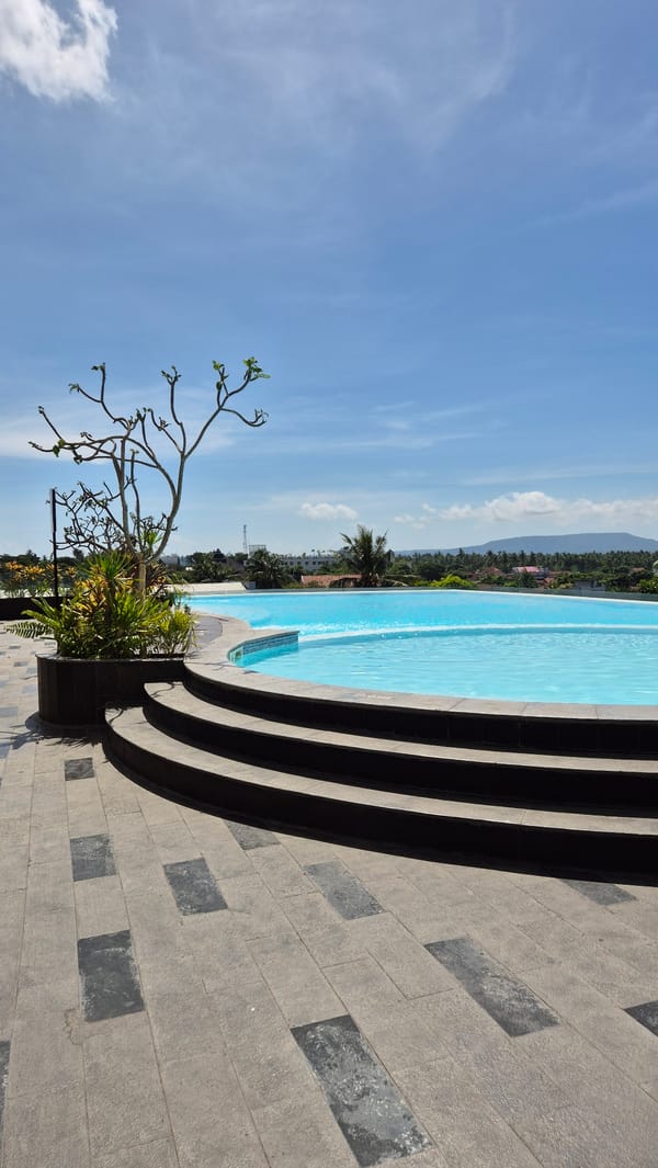Pre-dawn luxury resort views captured in Banyuwangi, Indonesia