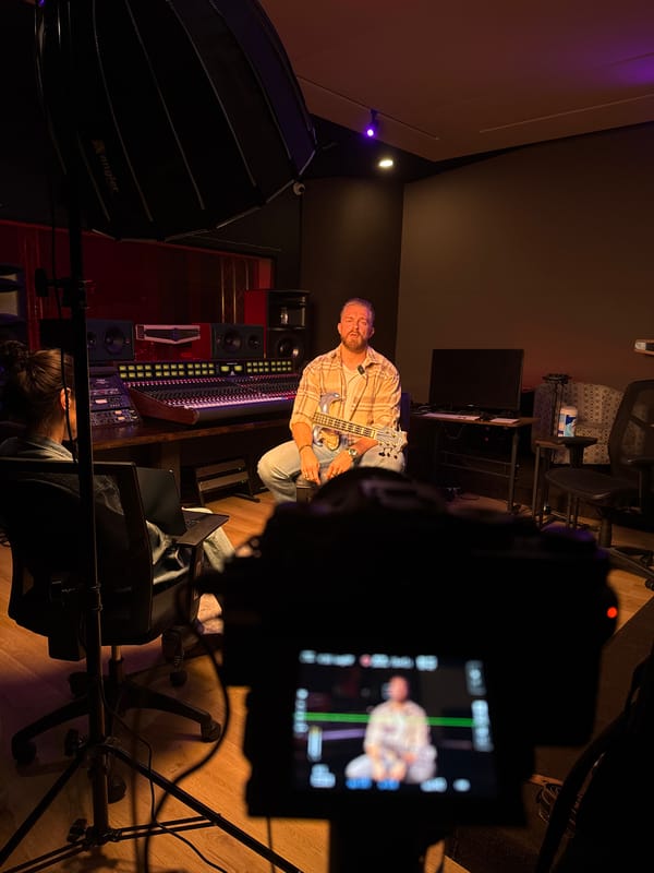 Recording studio control room documented in Santa Monica