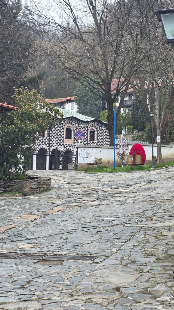 Early morning street scenes documented across Blagoevgrad, Bulgaria
